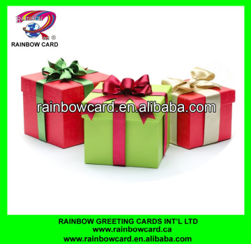 Wholesale Flat Pack Christmas cardboard Gift Box