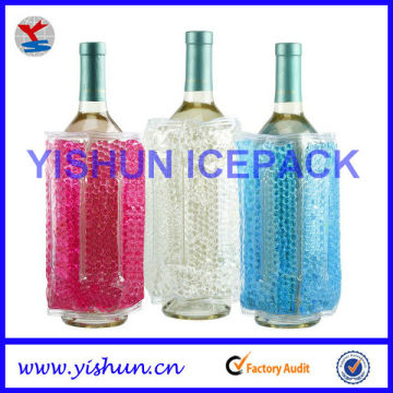 Gel beads wine cooler wrap