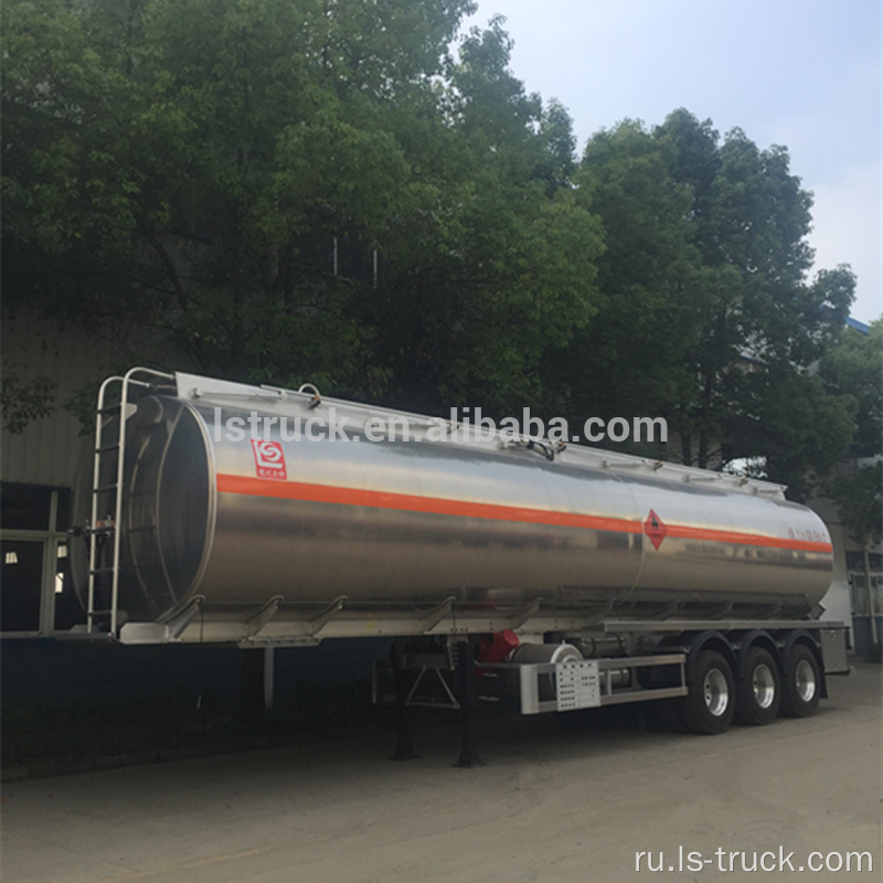 ADR standard Aluminum fuel tank trailer