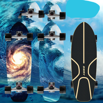 7 Ply Canadian Northeast Maple Land Surf Skateboard