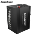 Scodeno OEM beheerde POE 16Port Industriële Ethernet -schakelaars