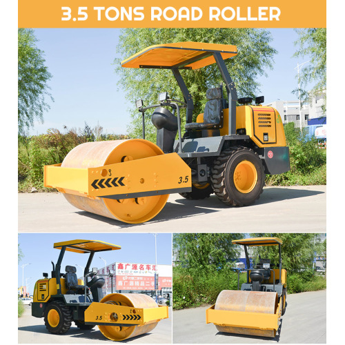 Road compaction equipment 3.5 tons asphalt roller roller