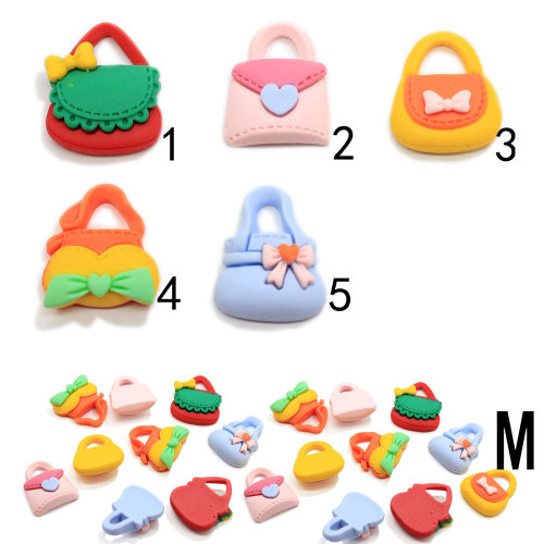 Groothandel Hars Meisje Tassen Plat Cabochon Kraal Voor Kawaii Telefoon Case DIY Decor Sleutelhanger Ornament Slime Filler