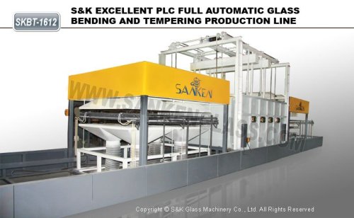 SKBT-1612 Full Automatic Glass Furniture Tempering and Bending Machine