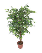 artificial tree,140cm ficus tree, silk leaf or plastic leaf
