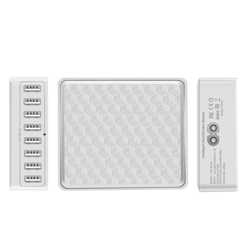 40W 8-port USB Laddare Telefonladdadapter