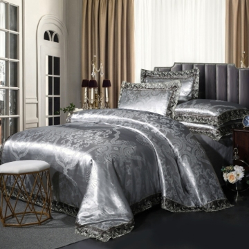 Luxury 100% cotton lace Bedding Set