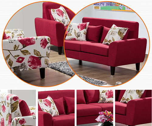 Upholstered 321 Sofa Set