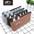 Popular simple color embroidery partysu pu pencil case