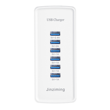 USB-адаптер для зарядного устройства для телефона, 30 Вт, 6 портов USB