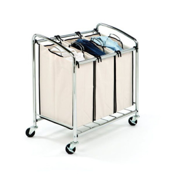 3-Bag Triple Organize Laundry Sorter