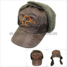 2013 fashion custom design winter fur caps with earflaps