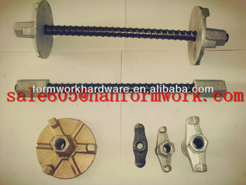 Construction Cold Rolled Formwork system Tie rod tie nut