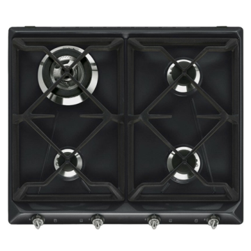 Built-in Tempered Glass Smeg Stove Gas