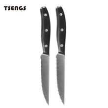 Stainless Steel Western Steak Knife with Serrations for Kitchen Use - Stock Available