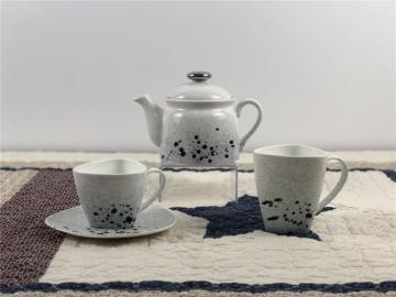 Ceramic tea sets tableware tea pot and cups