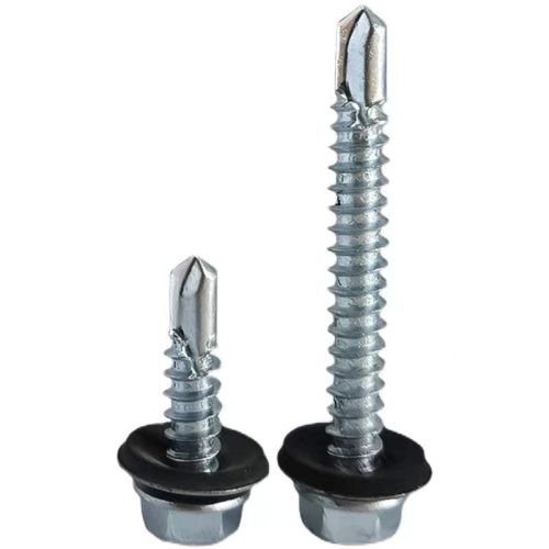 Counterunk Flat Head Screw Selbstermillschrauben mit EPDM