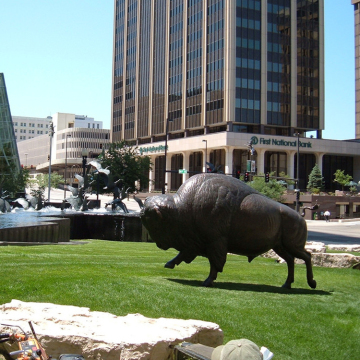 High quality Bronze Bison/Buffalo Sculpture