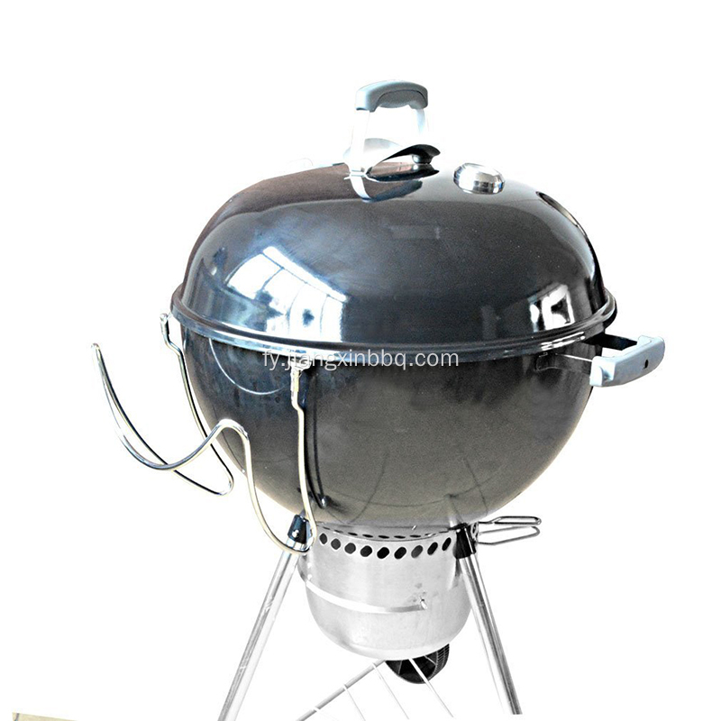 Slide-a-side-lidhâlder foar Kettle Charcool Grill