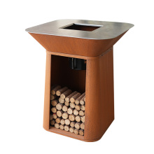 corten steel fire pit bbq grills outdoor rust corten bbq pit outdoor garden rust corten bbq