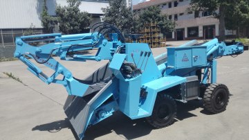 Underground Wheel Belt Mucking Loader Machine