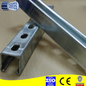 hot dip galvanised C type steel profile