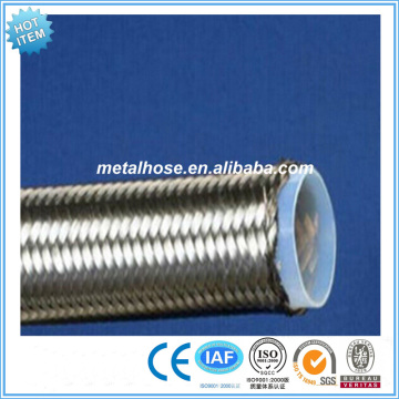 Corrosion resistant braided Teflon/PTFE hose tube