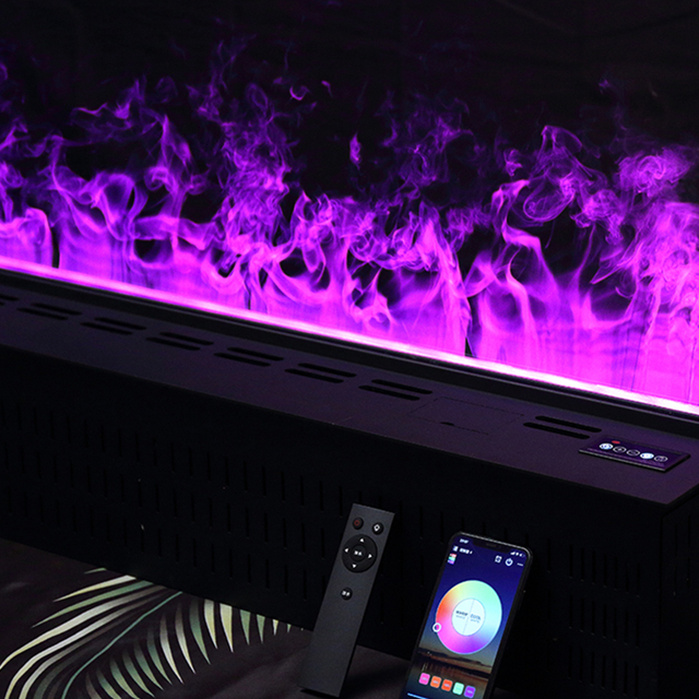 3D water vapor steam atomizing fireplace
