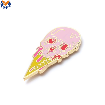 LOGO METAL Custom Food Food Hel Cream Enamel Pin