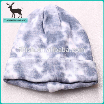 Custom Tie dyed knitted beanie