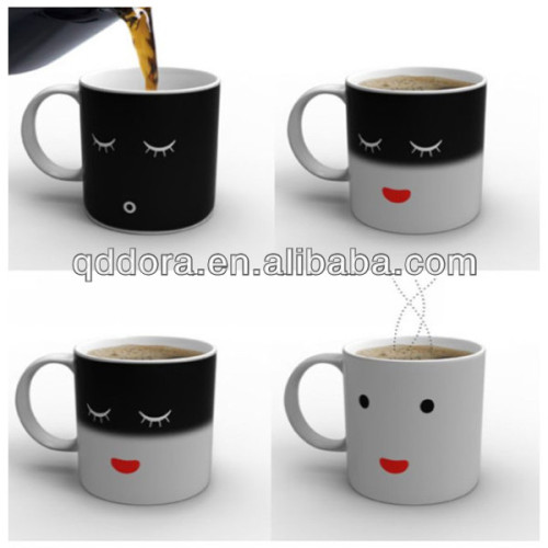 make color changing mug ,temperature changing mug,change color magic cup