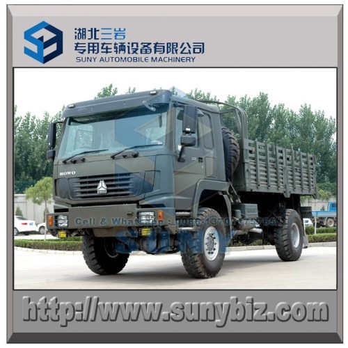 Right hand drive 4X4 SINOTRUK HOWO cargo van truck 290 hp