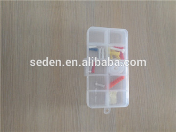 high quality transparent plastic box with compartment