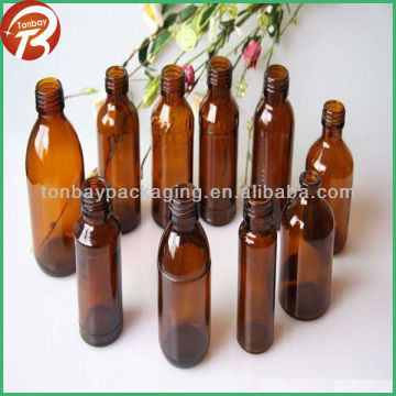 5ml-250ml soda--lime USP Type III amber glass bottle