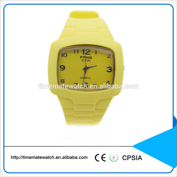 Silicone watch strap custom logo silicone women watch