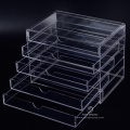 Acrylic storage case organizer drawers