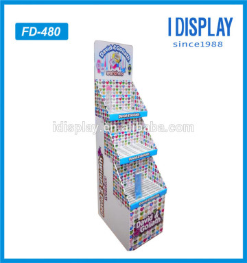 Custom Design Wrist Watch Cardboard Floor Display Stand