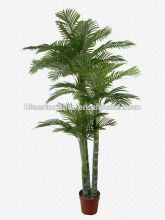 artificial tree, 250cm palm tree with plastic tree trunk, real touch palm leaves, artificial palm tree