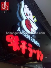 LED lighting acrylic signage name and logo