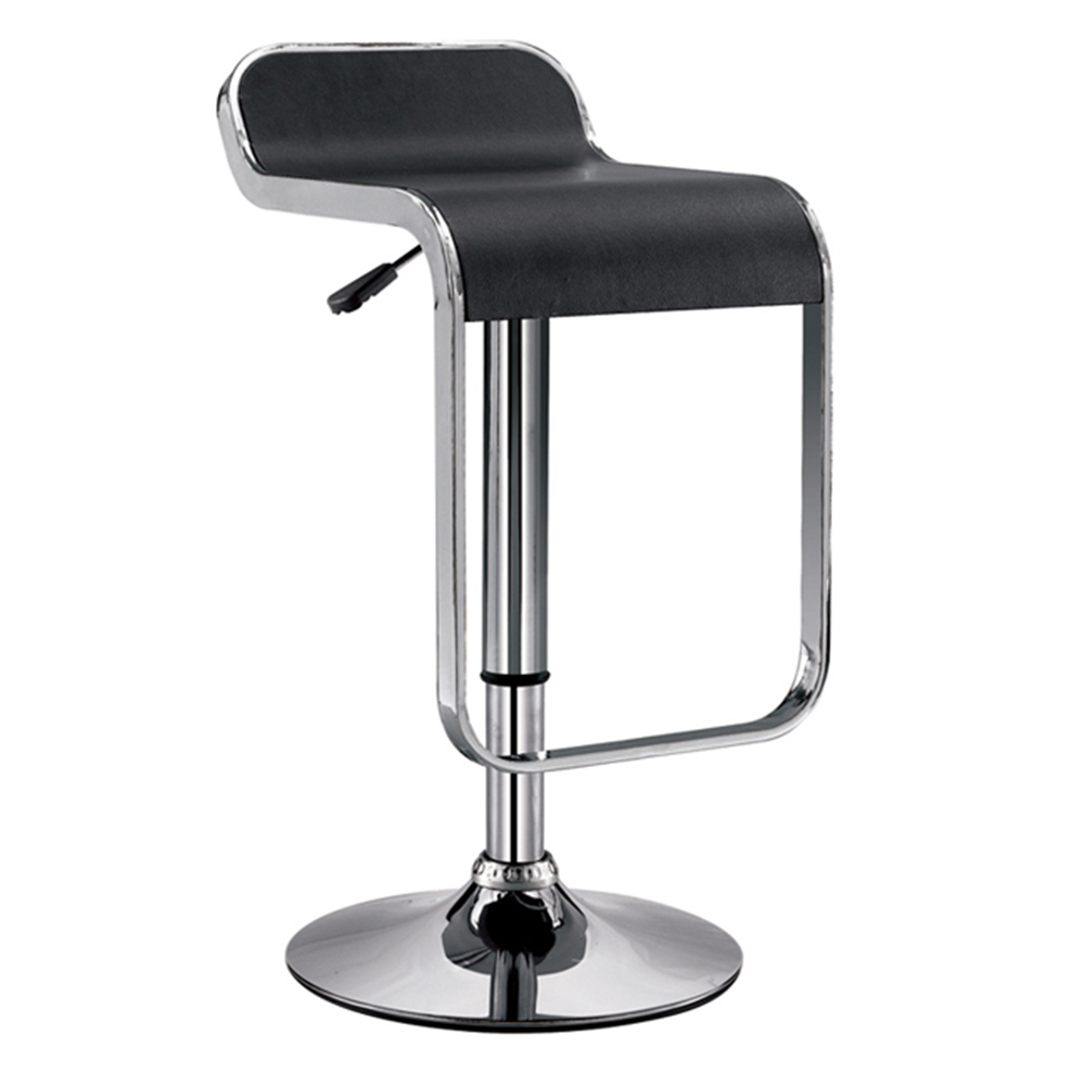 Procurement Service New Design Adjustable Chrome Legs PU Seats Swivel Bar Stool Chair