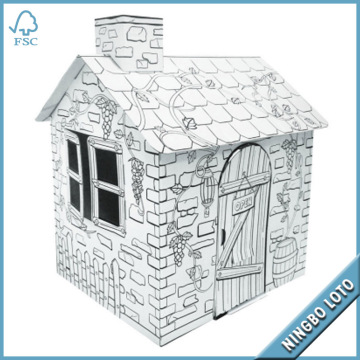 Little Rattan Paper Toy House for Walmart