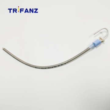 Silicone Medical Reinforced Endotracheal Tube Without Cuff
