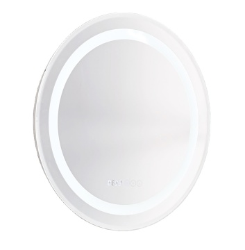 Mirror LED smart lighted mirror with clock