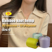 Bamboo Hemp Yarn 85% Viscose 15% Polyester