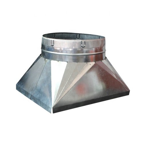 Boîte à plénum simple de transition de diffuseur de ventilation HVAC