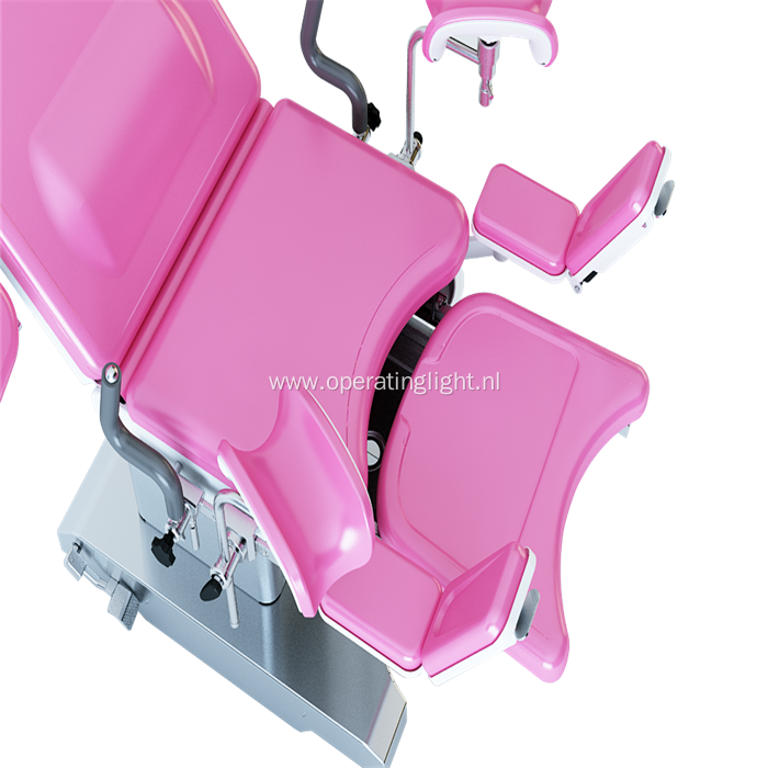 Double control electric gynecological examination bed