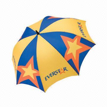 Heat-transfer Golf Umbrella, OEM Services Welcomed