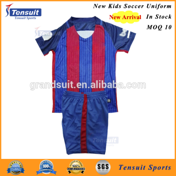Football team kids polyester soccer jerseys grade original quality football shirt maker youth soccer jerseys new model