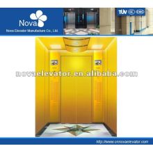 Hairline/etching/mirror stainless steel elevator for hotel, electrical