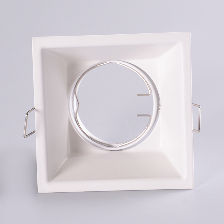 Indoor ceiling adjustable led square anti-glare aluminum downlight